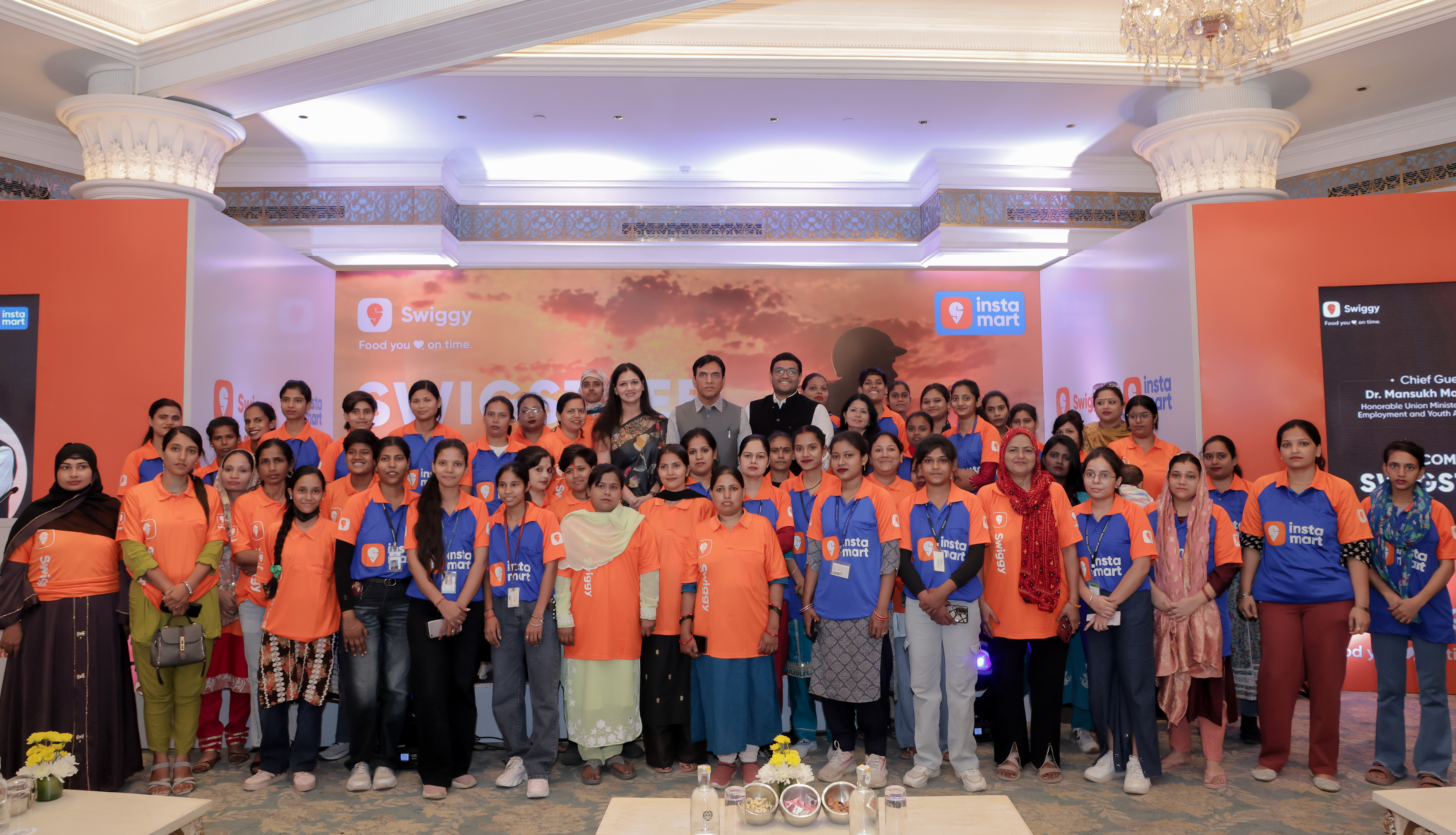 Dr. Mansukh Mandaviya Champions Financial Inclusion and Safety at Swiggy&rsquo;s &lsquo;SwigStree&rsquo; Event for Women Partners